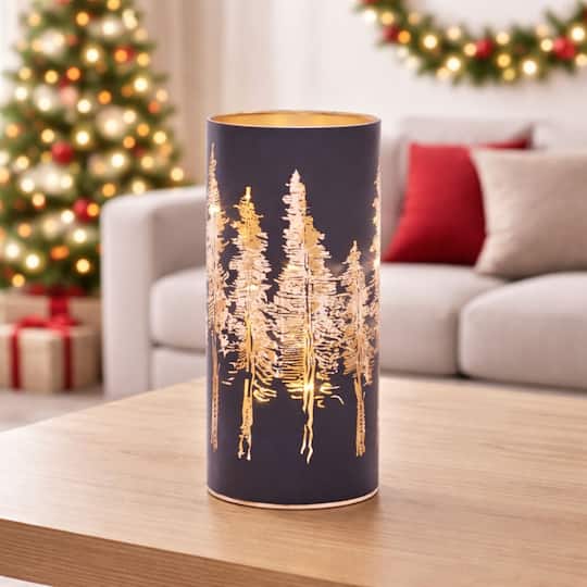 Melrose 8" LED Pine Tree Luminary